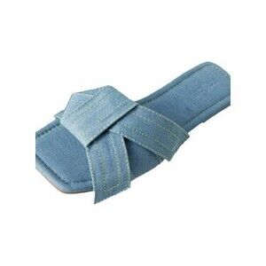 VERY PERI Women's Fashion Casual Ribbon Tie Daily Wear Slide Sandal, Open Toe D…